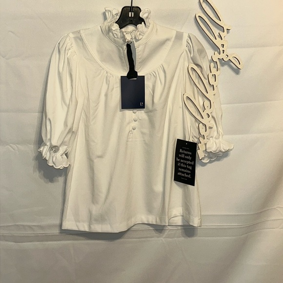 Tuckernuck White Ruffle Blouse - Picture 7 of 10